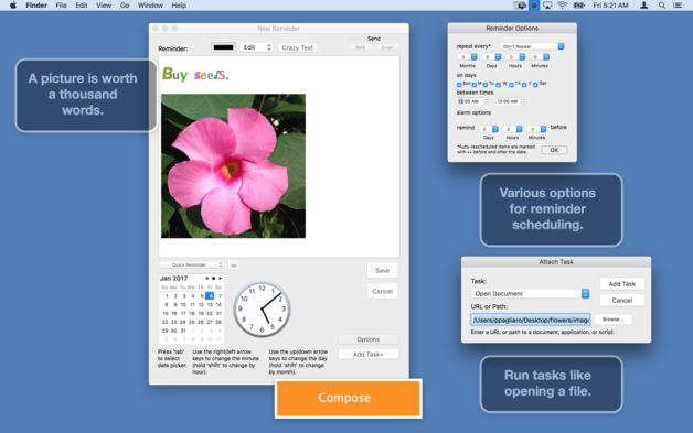 MenuMinder 4.5.1 for Mac|Mac版下载 | 任务提醒工具