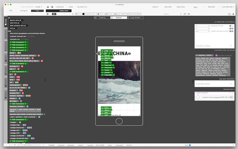 Flux 7 7.1.11 for Mac|Mac版下载 | 网页设计软件