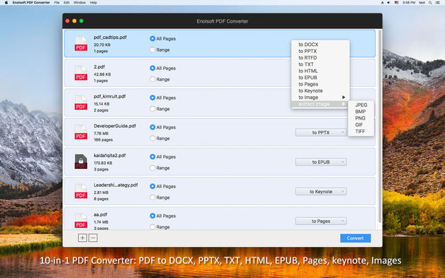 Enolsoft PDF Converter 4.1.0 for Mac|Mac版下载 | PDF格式转换