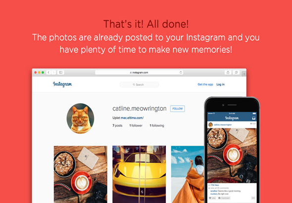Uplet 1.2 for Mac|Mac版下载 | 批量上传照片和视频到Instagram