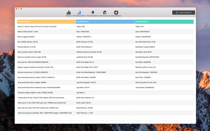 MySQL Optimizer 1.9 for Mac|Mac版下载 | MySQL/MariaDB数据库优化工具