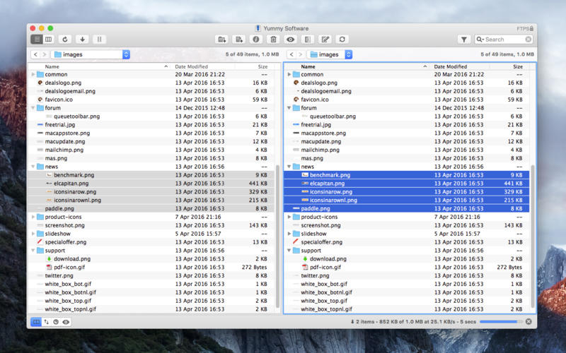 Yummy FTP Pro 2.0.5 for Mac|Mac版下载 | FTP客户端