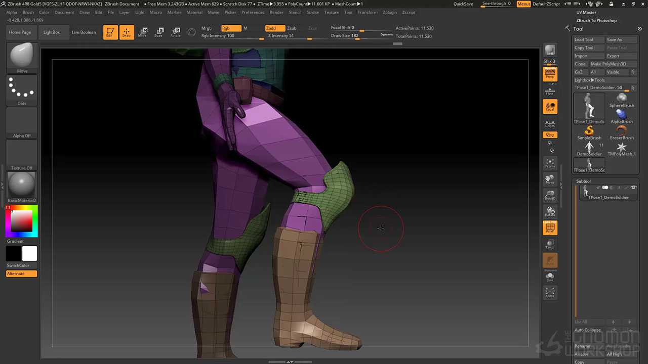ZBrush 2018 4R8 for Mac|Mac版下载 | 数字雕刻绘画软件