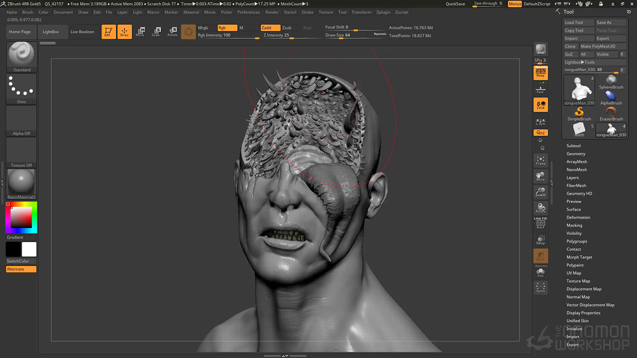 ZBrush 2018 4R8 for Mac|Mac版下载 | 数字雕刻绘画软件