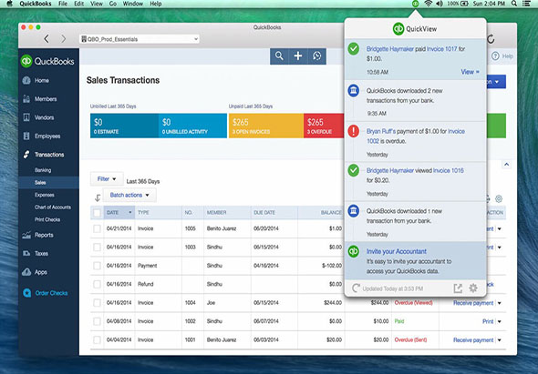 QuickBooks 2016 17.2.26 for Mac|Mac版下载 | 商务财务软件