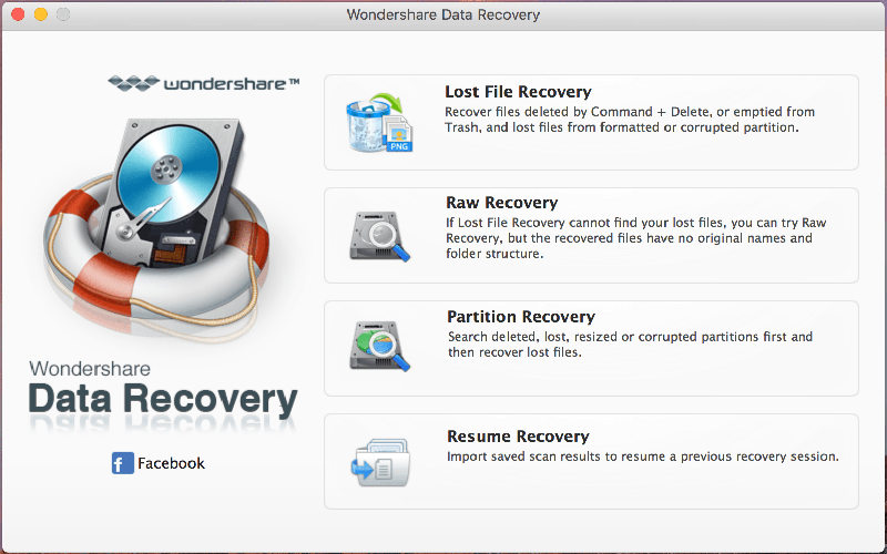 Wondershare Data Recovery 6.2.2.1 for Mac|Mac版下载 | 数据恢复软件