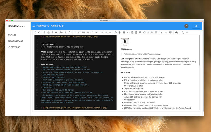 MarkdownD - 全功能Markdown文档编辑器 4.0.3 for Mac|Mac版下载 | 