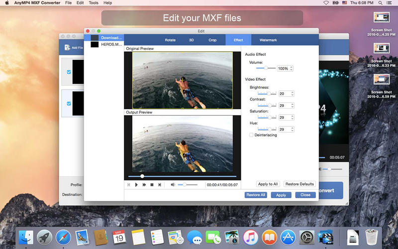 AnyMP4 MXF Converter 8.1.12 for Mac|Mac版下载 | MXF视频转换软件