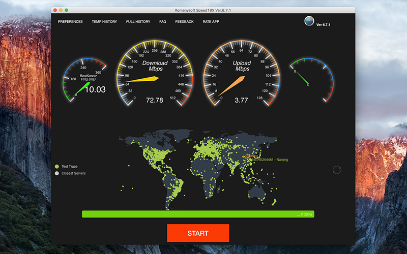Romanysoft SpeedTest 7.0.4 for Mac|Mac版下载 | 网速测试软件