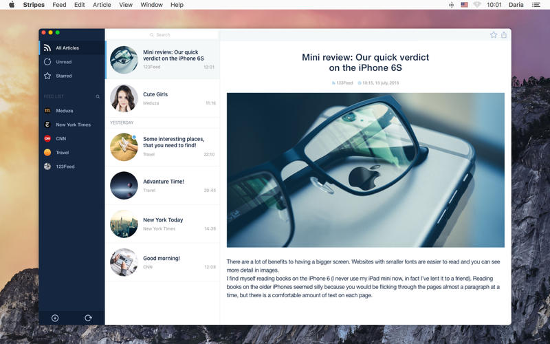 Stripes 1.7 for Mac|Mac版下载 | 简约的RSS阅读器
