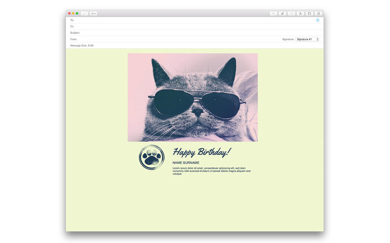 ADesigns - Stationery Templates for Mail 4.0 for Mac|Mac版下载 | 邮件模板合集