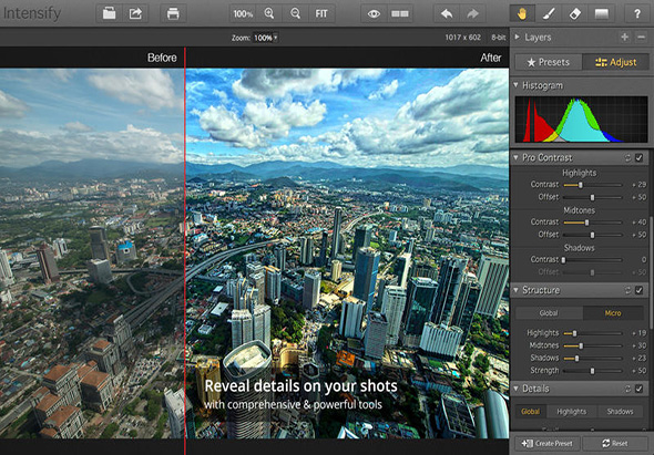 Intensify 1.2.3 for Mac|Mac版下载 | 照片后期处理工具