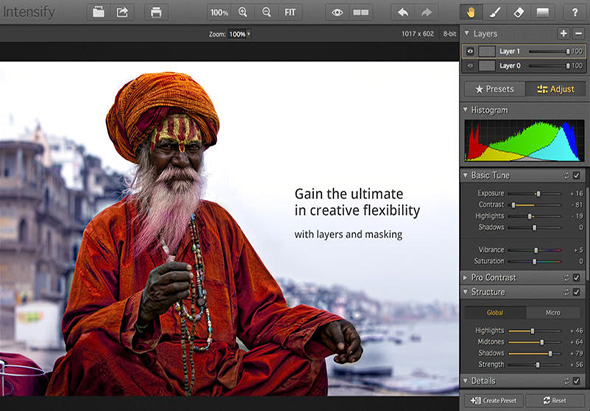 Intensify 1.2.3 for Mac|Mac版下载 | 照片后期处理工具
