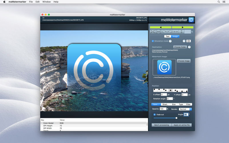 maWatermarker 1.5.1 for Mac|Mac版下载 | 图片水印添加工具