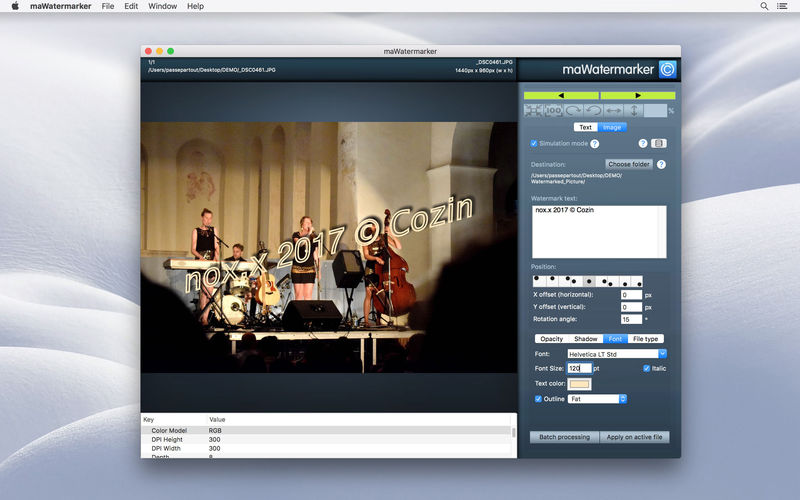 maWatermarker 1.5.1 for Mac|Mac版下载 | 图片水印添加工具