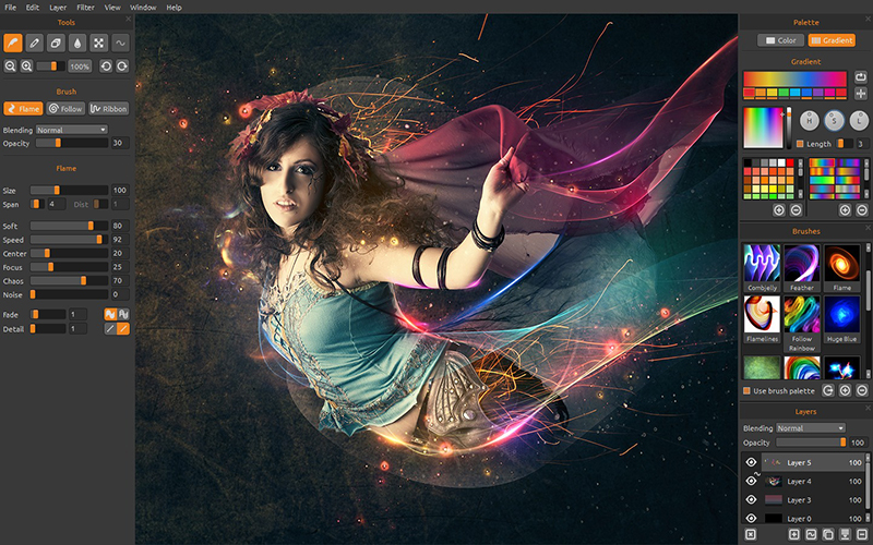 Flame Painter Pro 3.2 for Mac|Mac版下载 | 专业的绘图工具