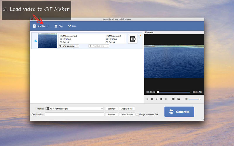 AnyMP4视频到GIF转换器 1.0.7 for Mac|Mac版下载 | 最好的动图生成器