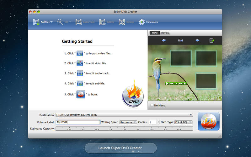 Super DVD Creator-Burn Any Video to DVD 6.1.33 for Mac|Mac版下载 | DVD刻录应用