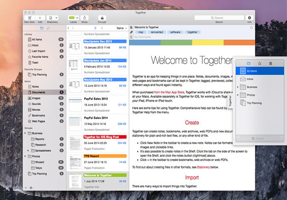 Together 3 3.8.8 for Mac|Mac版下载 | 文件组织管理工具