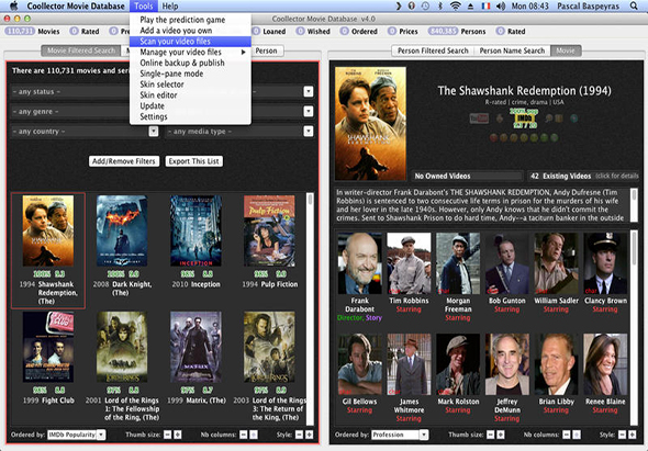 Coollector Movie Database 4.9.8 for Mac|Mac版下载 | 电影资料库