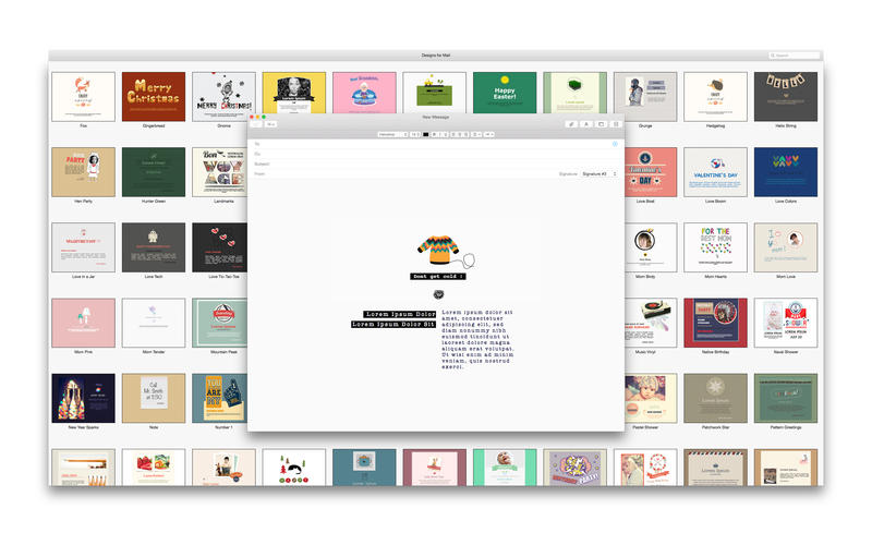 Mail Stationery Expert - Templates for Mail 5.0 for Mac|Mac版下载 |