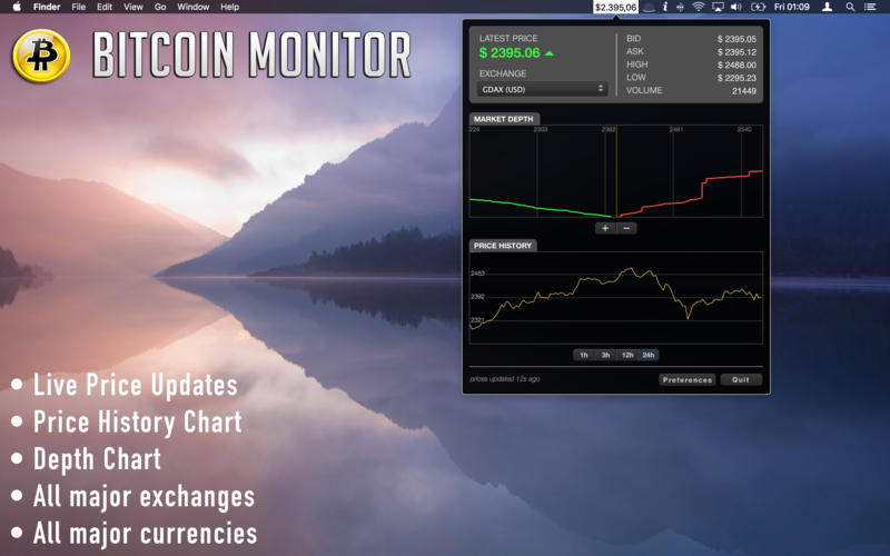 Bitcoin Monitor 2.0.2 for Mac|Mac版下载 |