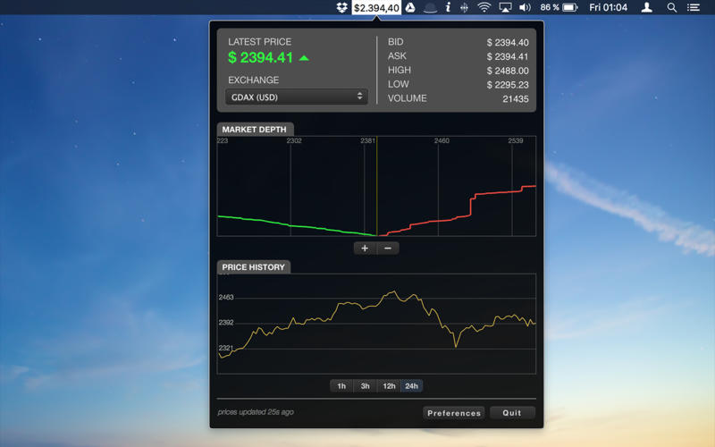 Bitcoin Monitor 2.0.2 for Mac|Mac版下载 |