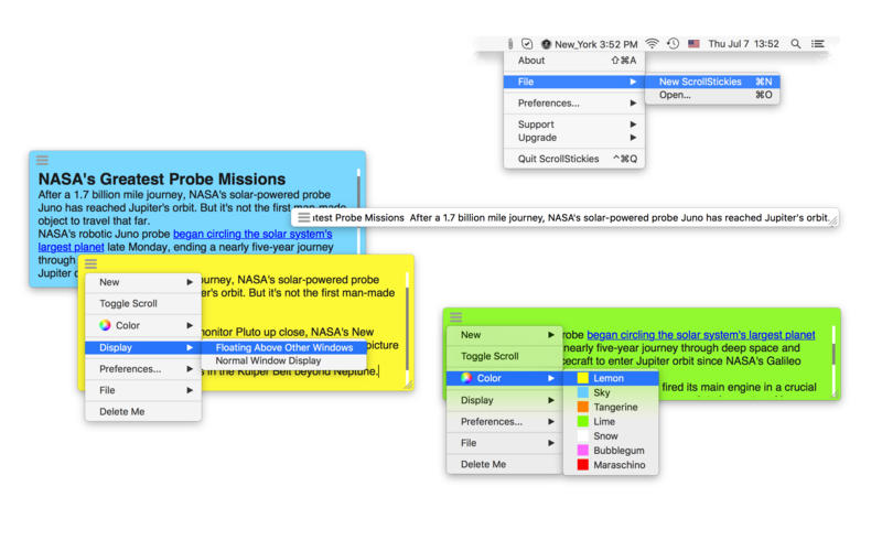 ScrollStickies 3.20 for Mac|Mac版下载 | 