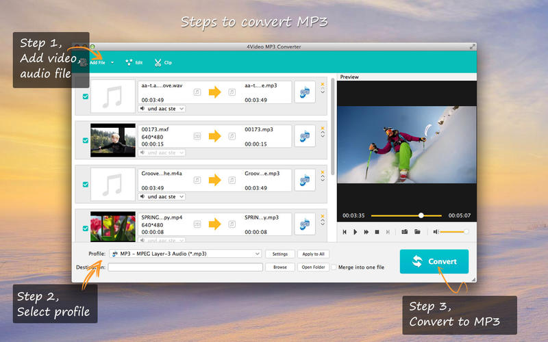 4Video MP3 Converter 5.1.33 for Mac|Mac版下载 |