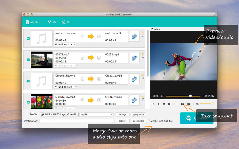 4Video MP3 Converter 5.1.33 for Mac|Mac版下载 |