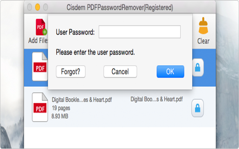 PDFPasswordRemover 3.6 for Mac|Mac版下载 |