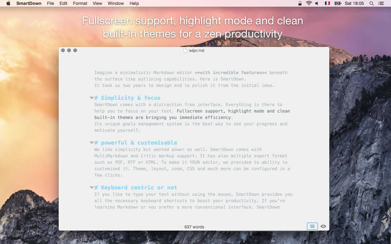 Smartdown 1.0.4 for Mac|Mac版下载 |