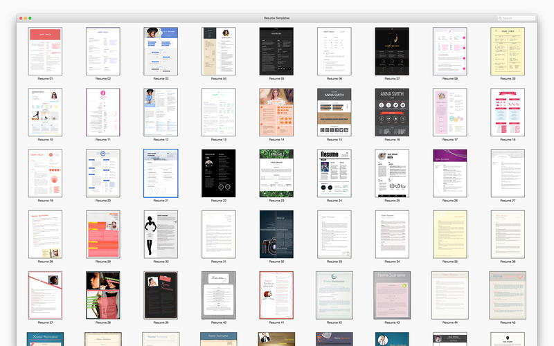Resume Templates 1.3.0 for Mac|Mac版下载 |