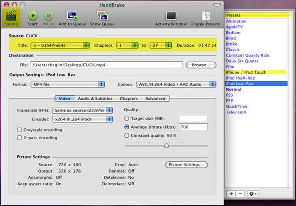 HandBrake 1.0.3 for Mac|Mac版下载 |