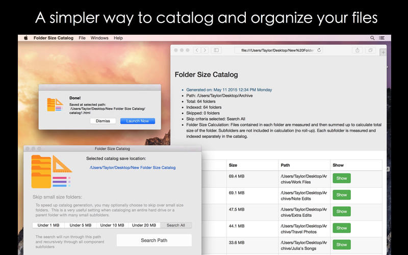 Folder Size Catalog 2.40 for Mac|Mac版下载 |