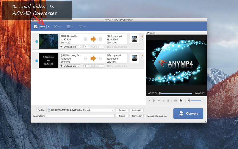 AnyMP4 AVCHD Converter 6.2.27 for Mac|Mac版下载 |