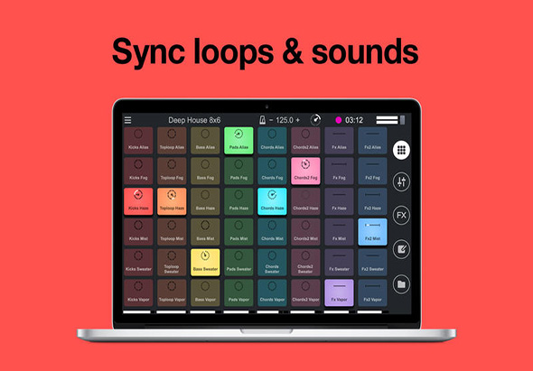Remixlive 1.3.2 for Mac|Mac版下载 | - Remix loops with pads