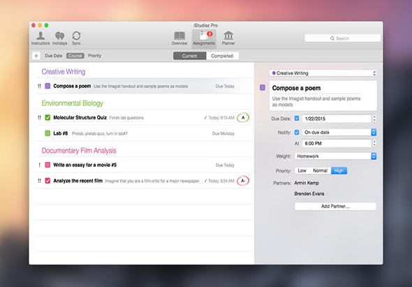 iStudiez Pro 1.4.4 for Mac|Mac版下载 |