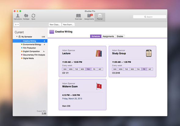 iStudiez Pro 1.4.4 for Mac|Mac版下载 |