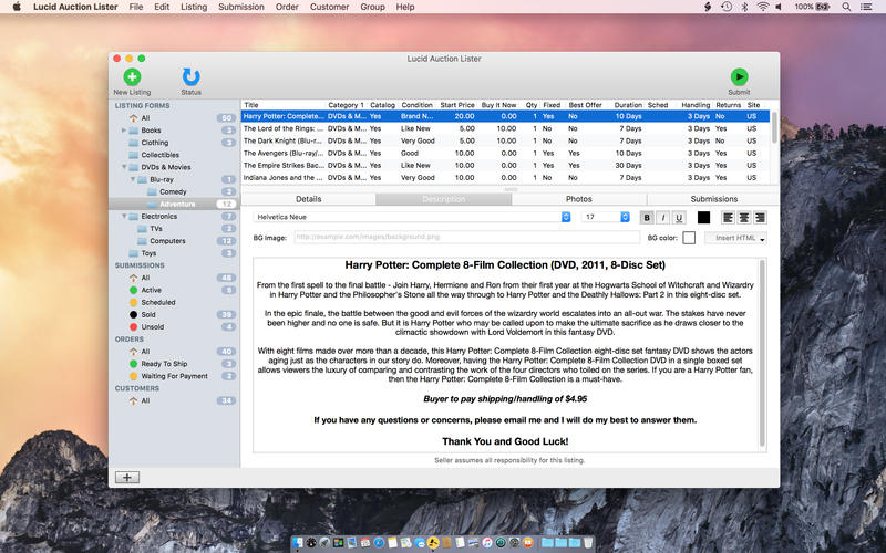 Lucid Auction Lister 1.1.0 for Mac|Mac版下载 |