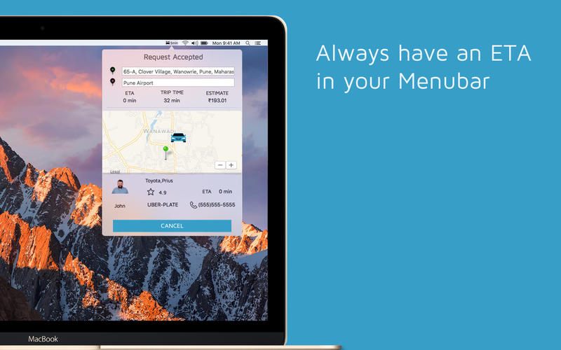 MenuCar for Uber Rides 1.0 for Mac|Mac版下载 | 