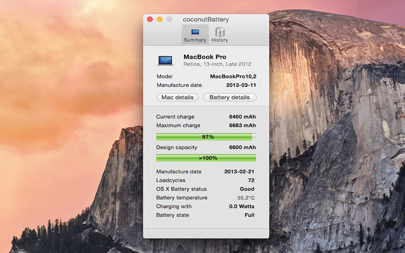 CoconutBattery 3.5 for Mac|Mac版下载 | 