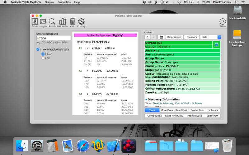 Periodic Table Explorer 1.3.2 for Mac|Mac版下载 |