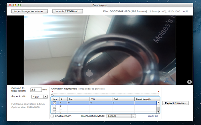 Panolapse 1.25 for Mac|Mac版下载 |