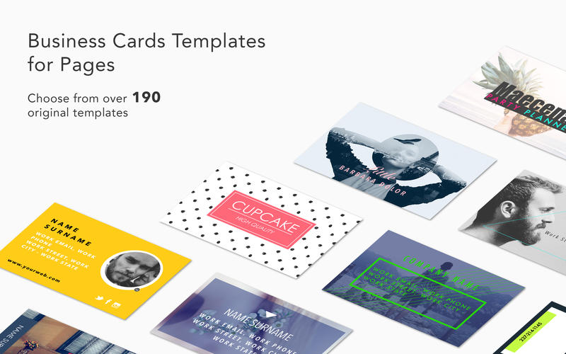 Business Cards Templates for Pages 1.2.0 for Mac|Mac版下载 |