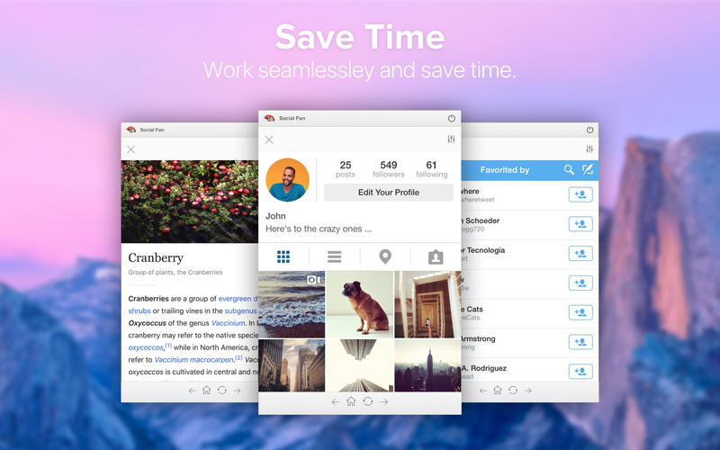 SocialFan 1.0.2 for Mac|Mac版下载 |