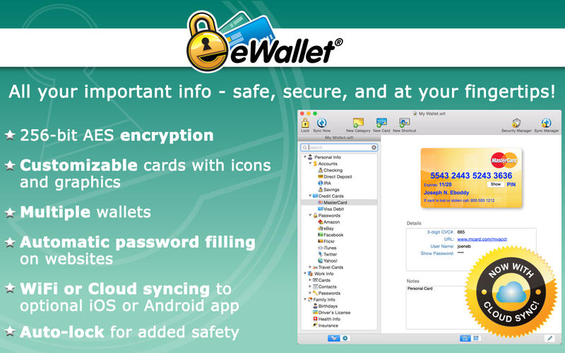 eWallet 8.0.2 for Mac|Mac版下载 |