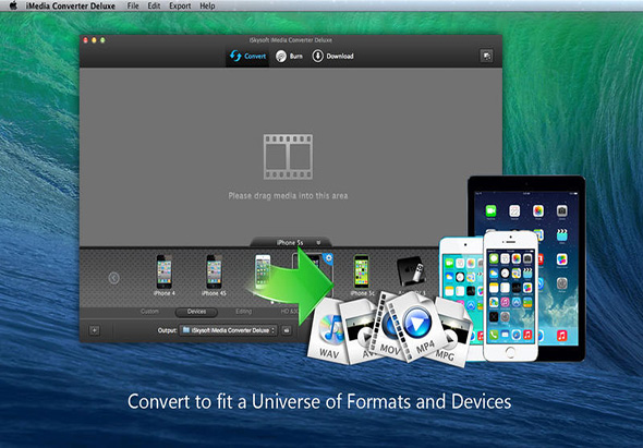 iSkysoft iMedia Converter Deluxe 5.5.1 for Mac|Mac版下载 |