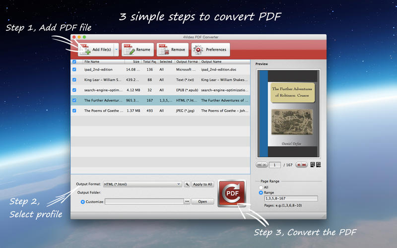 4Video PDF File Converter 3.3.11 for Mac|Mac版下载 |