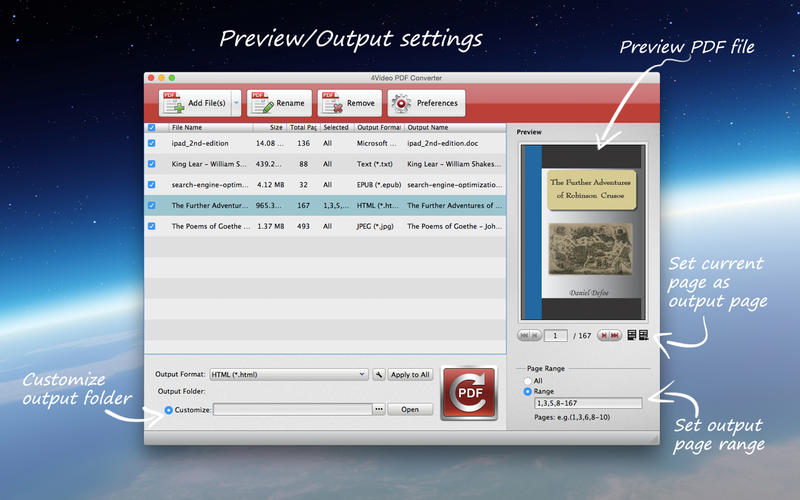 4Video PDF File Converter 3.3.11 for Mac|Mac版下载 |